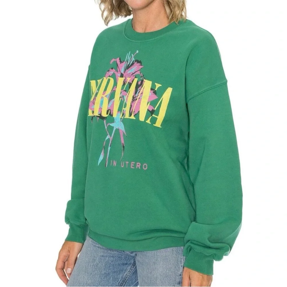 DAYDREAMER Nirvana Lilies Boyfriend Crew Size XS NWT MSRP $158 - Picture 8 of 8